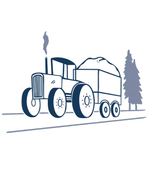 Traktoranlieferung 667x786px